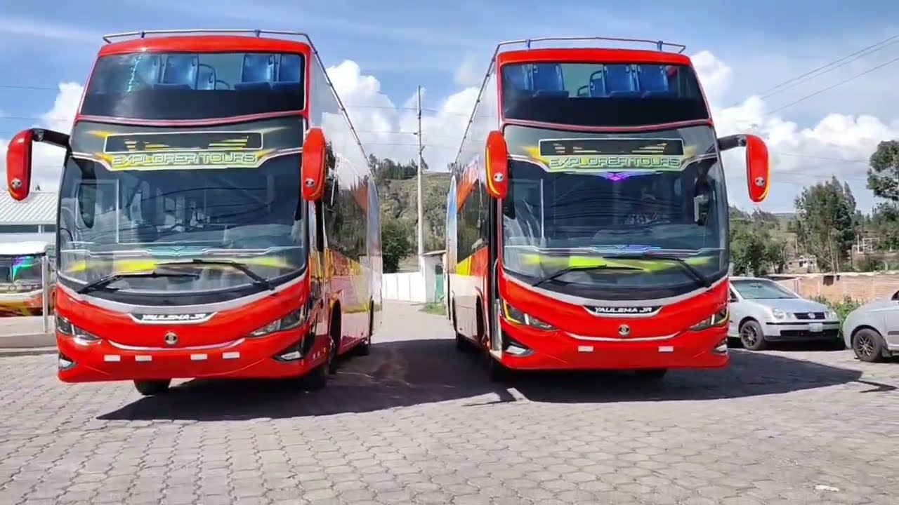 Los buses tipo doble piso en hino AK se van para Cuenca