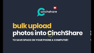 Bulk Upload Unlimited Images into your CinchShare Folders (CinchDRIVE)