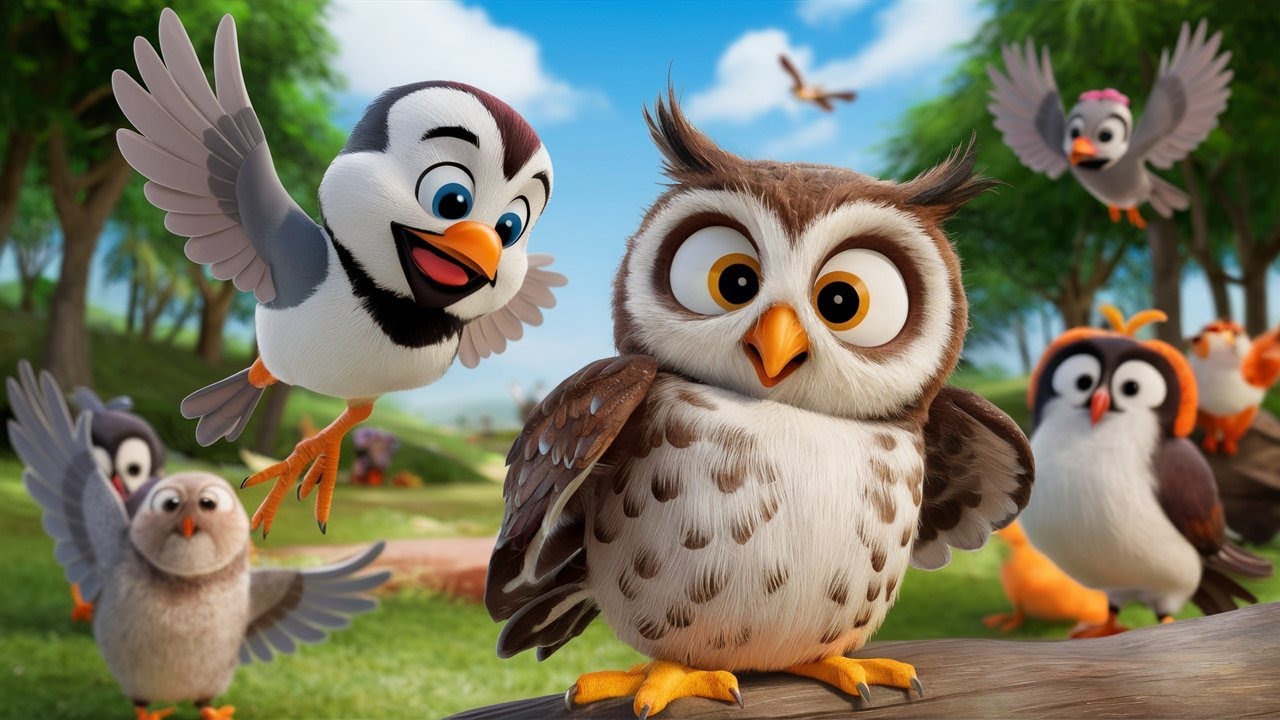 The Wise Owl and the Careless Sparrow | Animated Moral Story for Kids ...