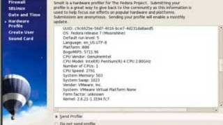 Fedora 7 setup