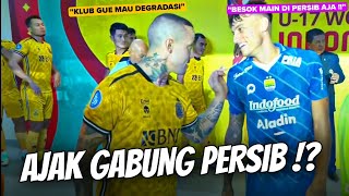 The Reunion of Ex-Serie A Stars Stefano Beltrame & Nainggolan in the Persib vs. Bhayangkara FC Match