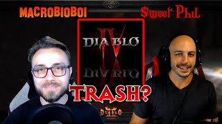 Is Diablo 4 Going to be TERRIBLE??? Macrobioboi and Sweet Phil Discuss