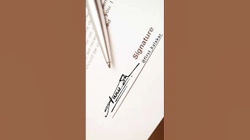 Aarush name signature style #shorts  #signaturestyle @First_Kalakar