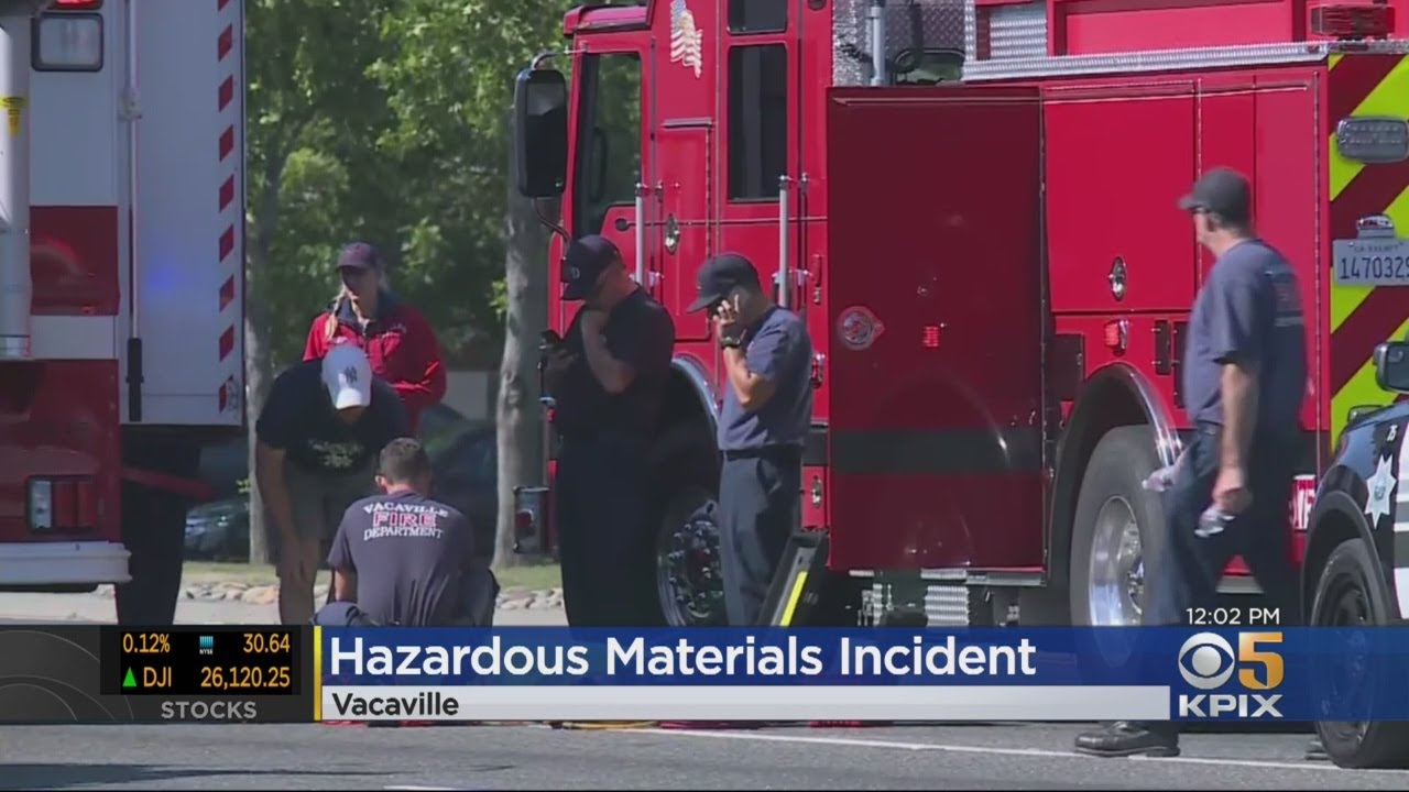 Hazardous Materials Incident Prompts Vacaville Street Closure - YouTube