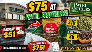 🇺🇸 Patel Brothers Grocery Shopping in USA 🇮🇳 | Basmati Rice Prices, Spices & Indian Market Tour USA