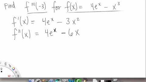 Higher Derivatives | Example 3 | Single Variable Calculus for Sci & Eng | Griti