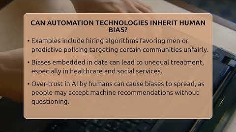 Can Automation Technologies Inherit Human Bias? - Talking Tech Trends