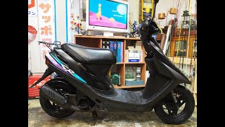 ホンダ91.1製造Dio SR-ピュアブラック-AF28-5,374K始動テストPA072362