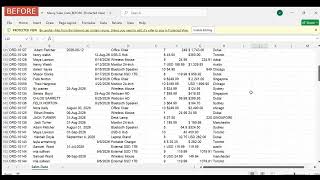 Excel Data Cleaning: Messy vs Clean Sales Data (Before & After)