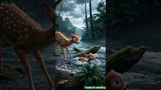 Army Man Saved Baby Deer 🥺 Emotional Animal Rescue Story #shorts #emotional #ai