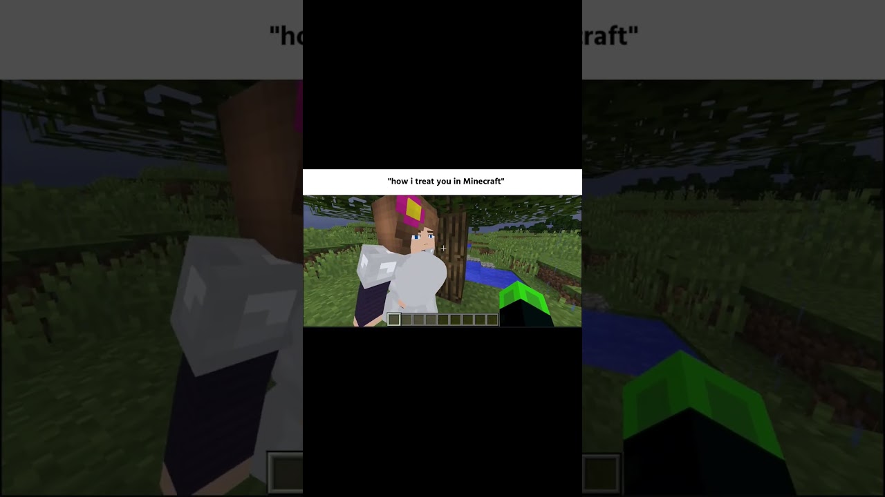 "how i treat you in Minecraft" #minecraft #Minecraftmemes #memesvideo #fypシ゚viral #viralshort #fyp