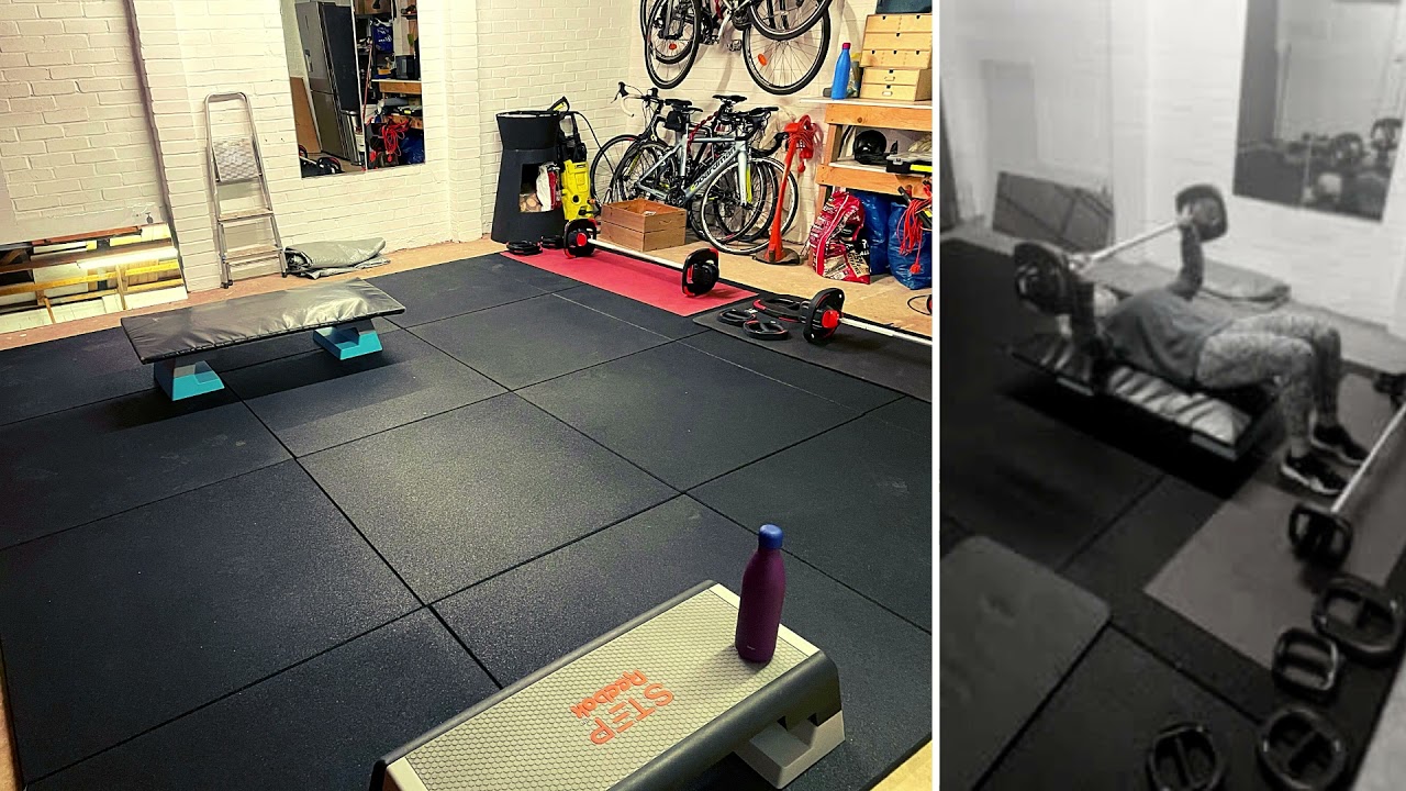 Rubber Gym Flooring 1000mm×1000mm X 15mm
