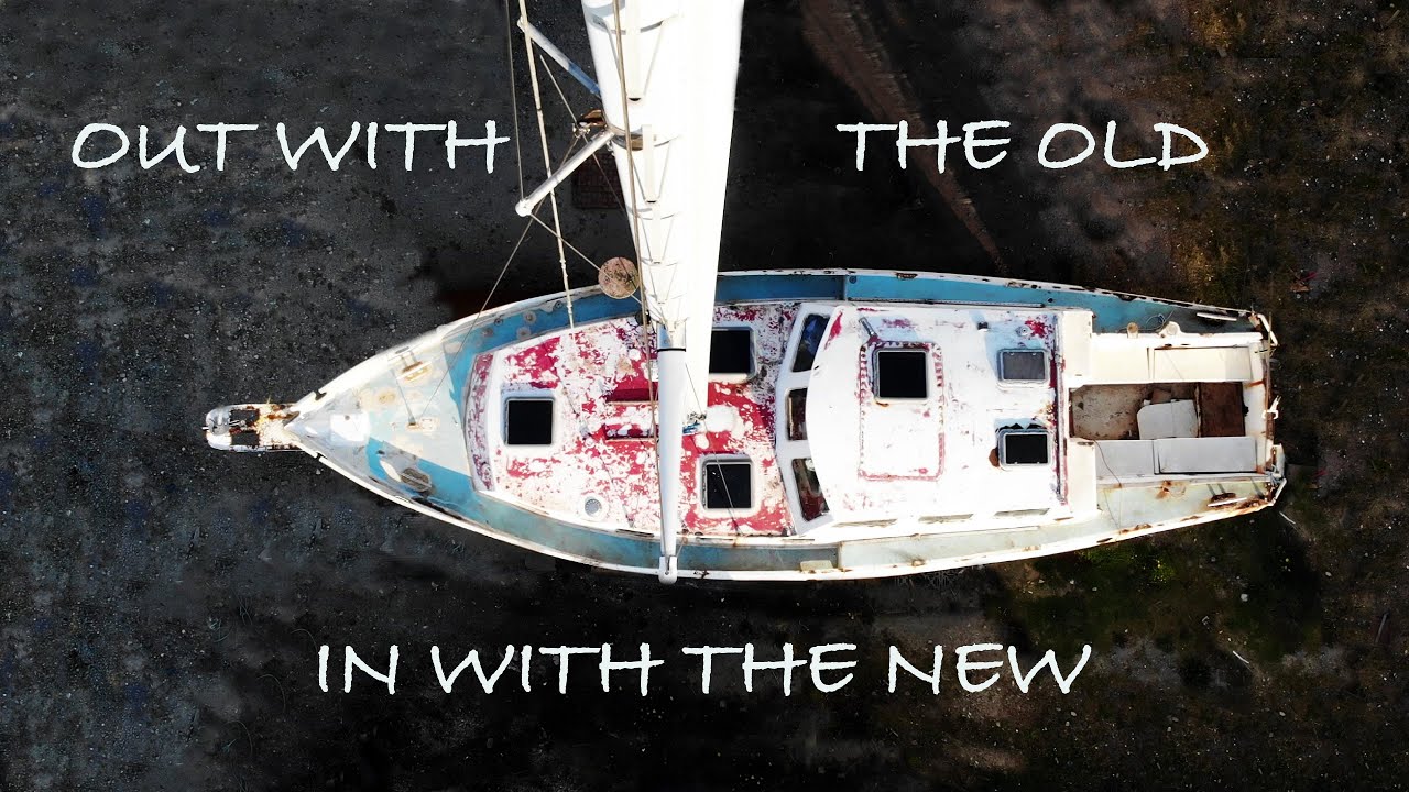 #38 - WELDING in the NEW TRANSOM into our steel sailing yacht