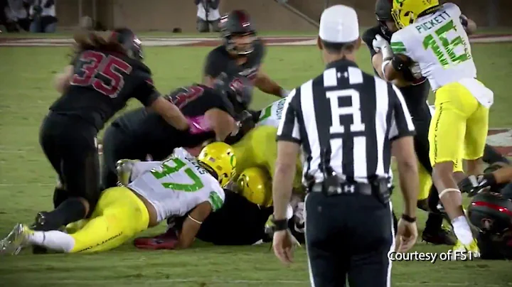 Memorial HS - Trevor Speights: Stanford vs Oregon ...