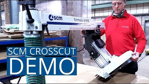 SCM SR650 Crosscut Demonstration | Daltons Wadkin
