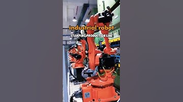 Industrial Robot Stamping Line in Action#industrialrobots #stampingline #factory #evsrobot #shorts