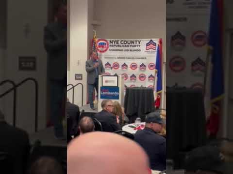 Tarkanian Speaks at the Nye County Lincoln Day Dinner 2025