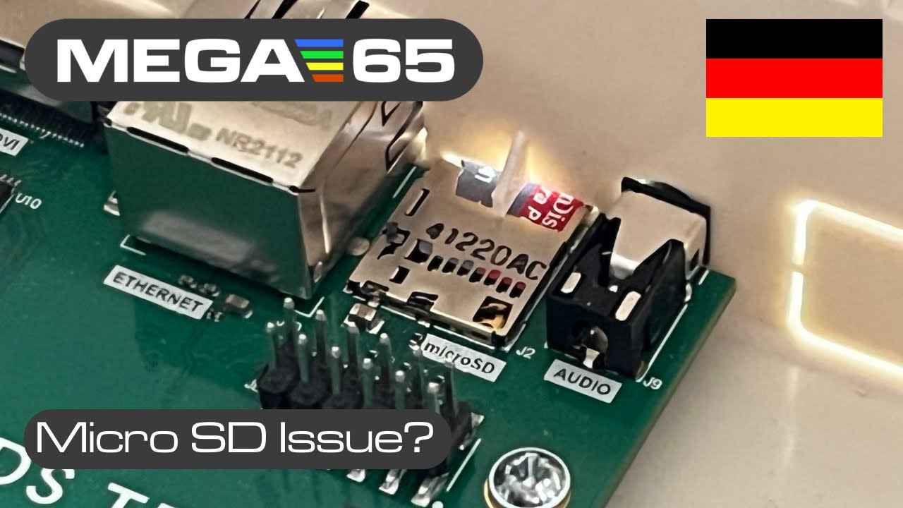 🇩🇪 #MEGA65: Micro SD interface - won't latch [TCE #0141] - YouTube