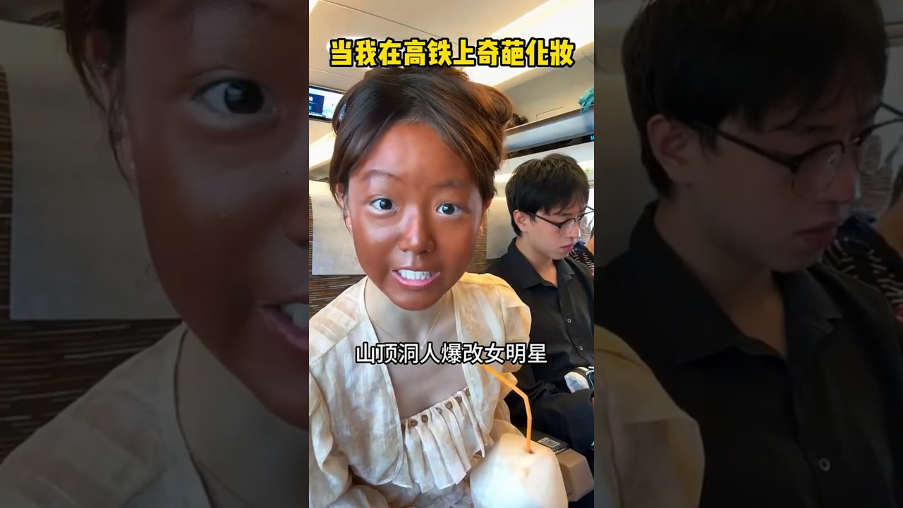 This girl turn Train into a makeup room 😲😅~mini wood toy-woodworking art skill/wood hand 