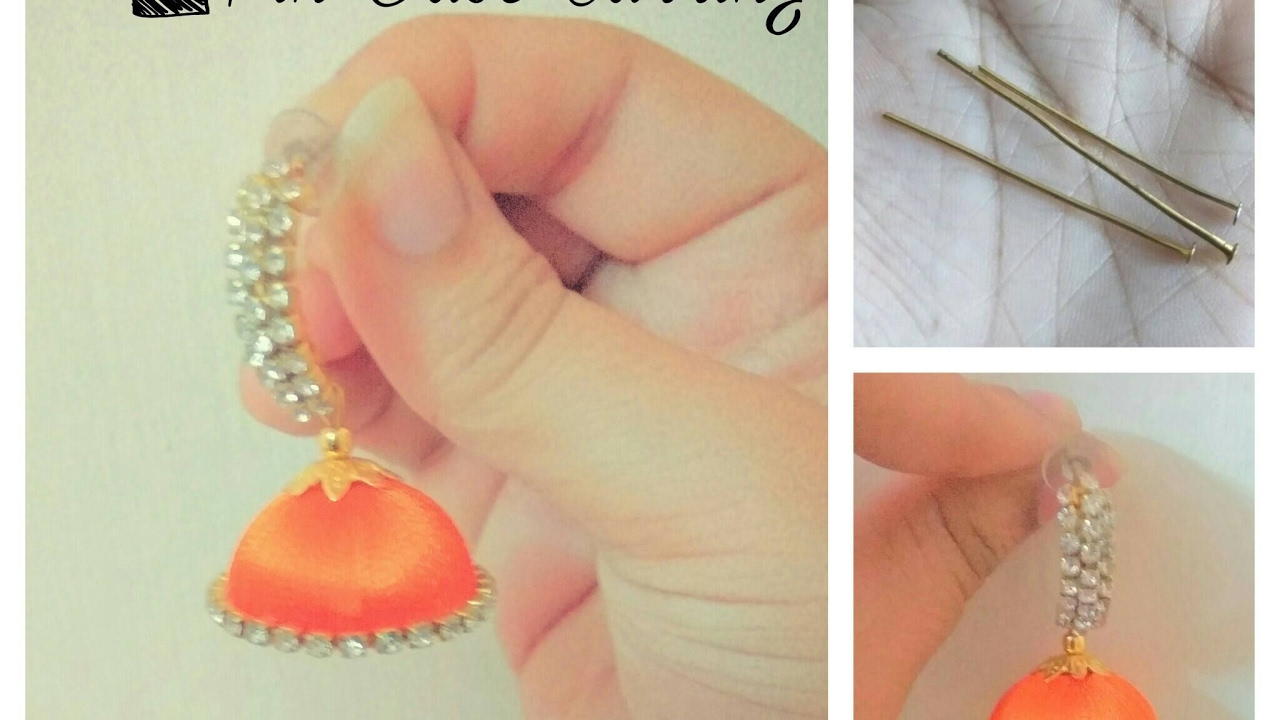How To Make I Pin Base Earring Jhumka At Home Tutorial YouTube how-to-make-i-pin-base-earring-jhumka-at-home-tutorial-youtube