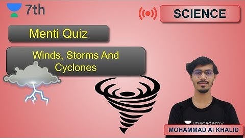 Menti Quiz | Winds, Storms And Cyclones | Unacademy Class  7 | Mohammad Al Khalid