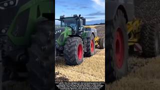 Powerful Field Preparation with a Modern Fendt Tractor! #shorts