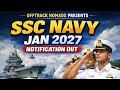 SSC NAVY JAN 2027 Notification out 🔔| SSB INTERVIEW | Anurag Thakur #sscnavy #indiannavy #ssb