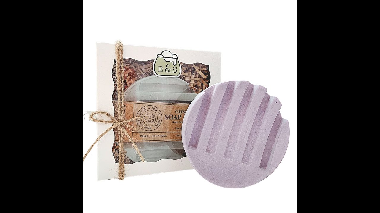 Three Steps of making concrete soap dish