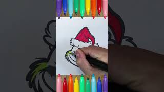 How to Color The Grinch 🎨 Coloring Page for Kids