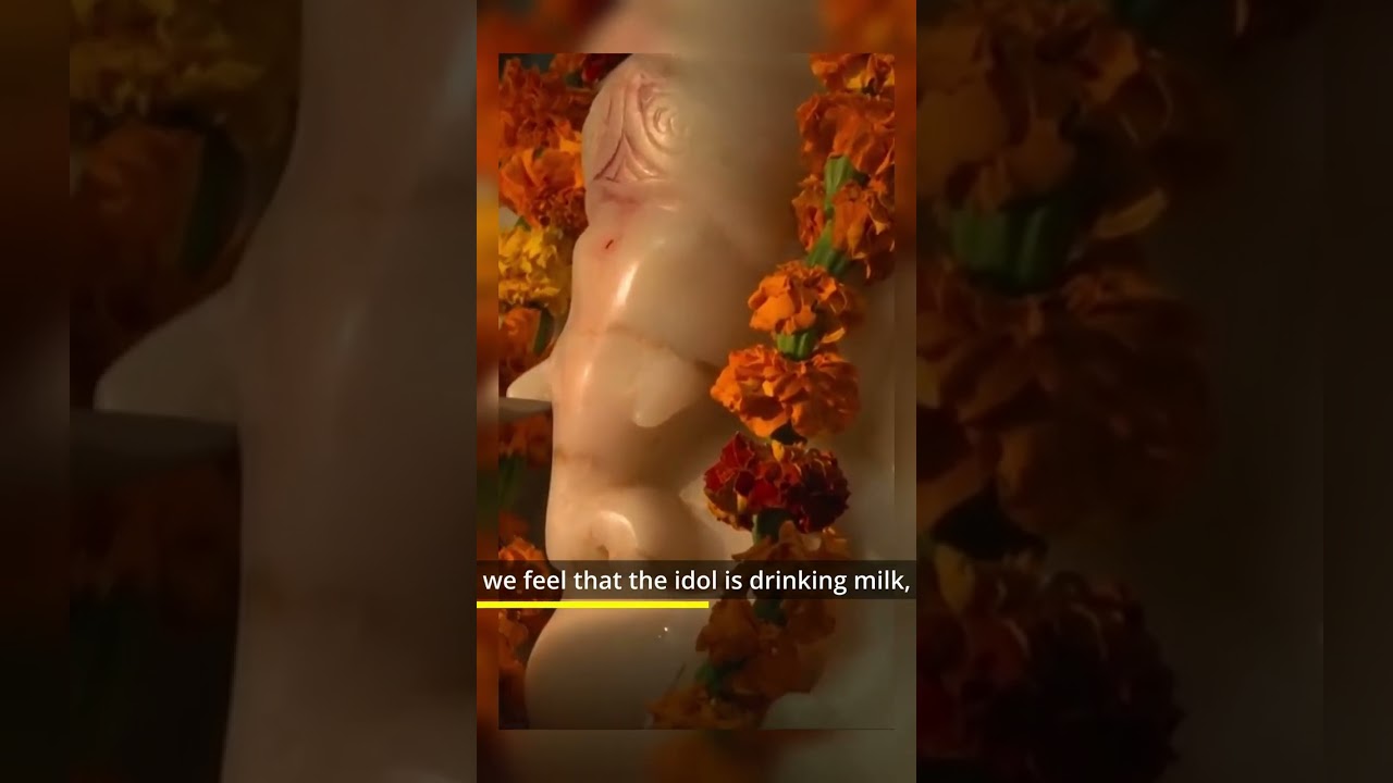 Do idols really drink milk?? Unbelievable Science😱🙇‍♀️ #shorts #mystery #god #facts #idol #religion