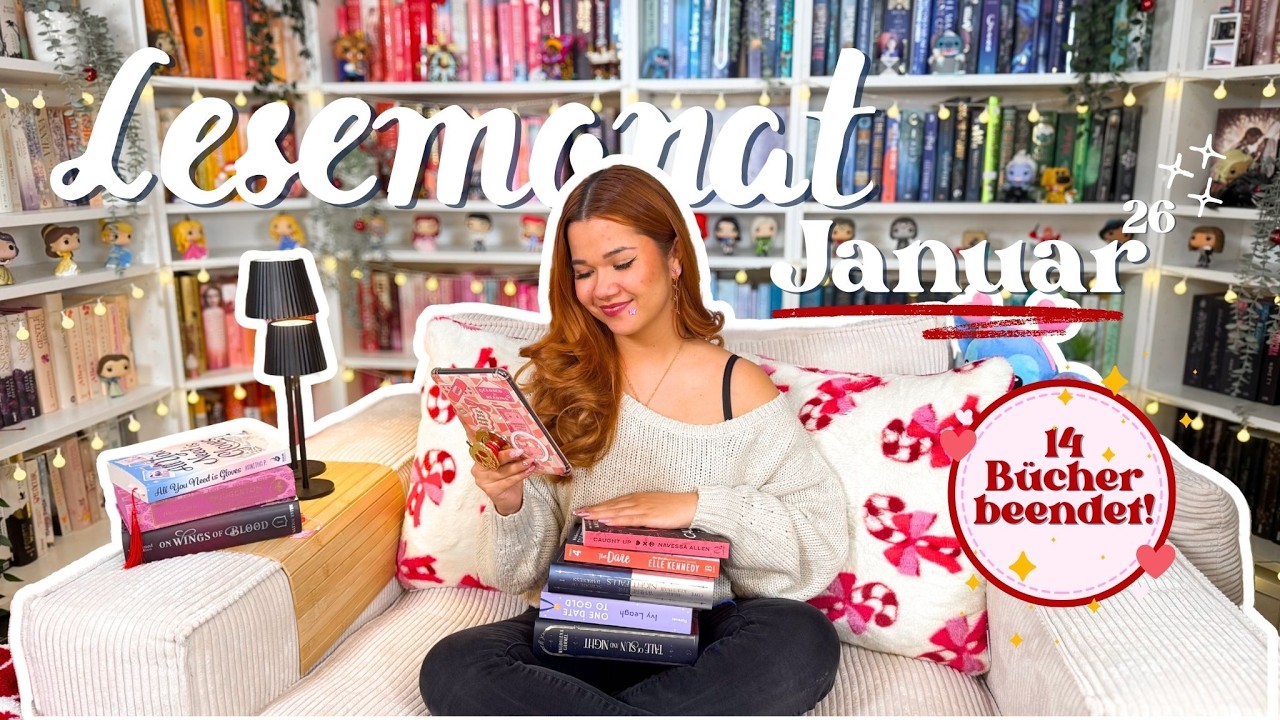 Monthly Book Yapping: Ich habe 14 Bücher im Januar gelesen?! 👀✨📚