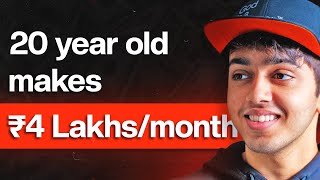 20 YEAR OLD Graphic Designer Makes 4 Lakhs/Month 🤯| Anik Jain | Ishan Sharma