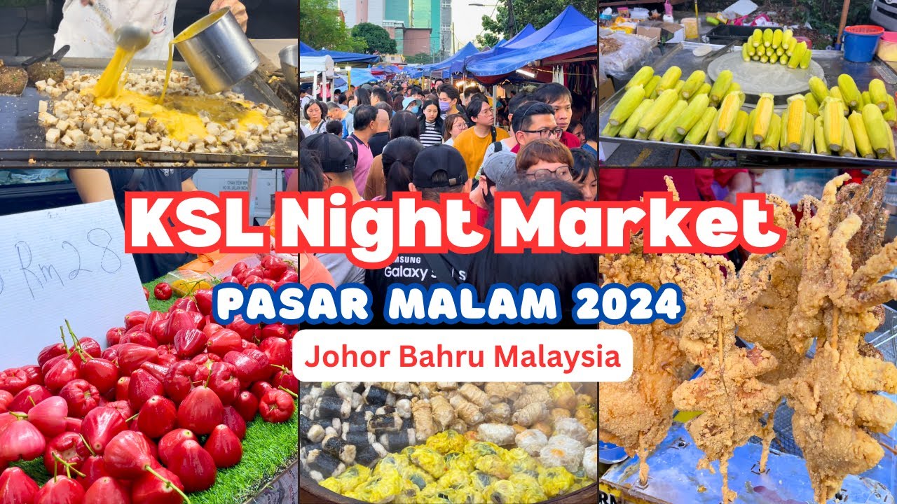 KSL Night Market (Pasar Malam) 2024 in Johor Bahru Malaysia