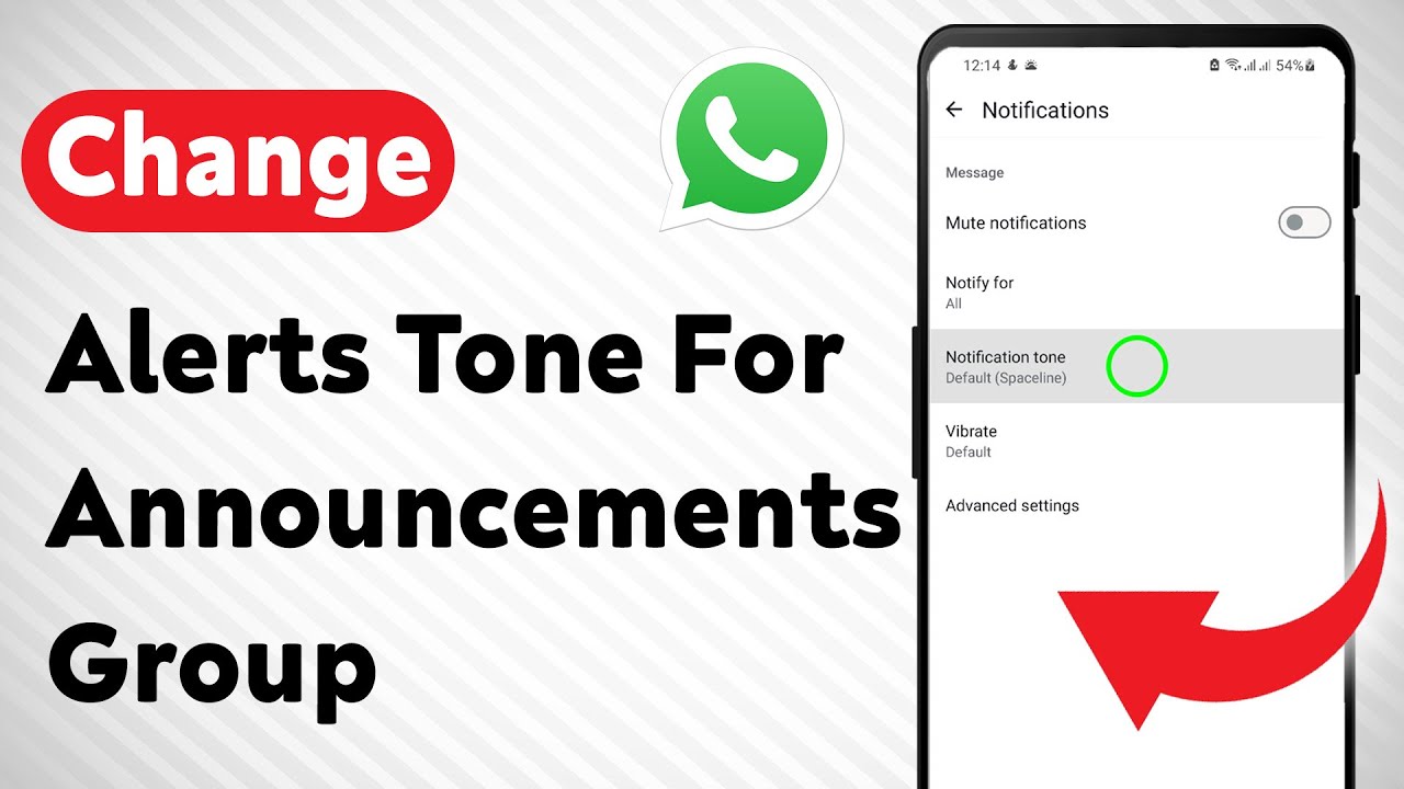 How To Change Notification Tone For Announcements Group On WhatsApp ...