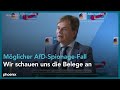 Pressekonferenz der afd zu einem mglichen spionagefall von maximilian krah fr china am 230424