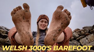 We tried to hike the Welsh 3000s barefoot.