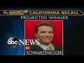 Oct 7 2003 Arnold Schwarzenegger Elected
