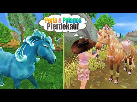we’re buying PERLA & PELAGOS 🦄 Star Stable horse shopping