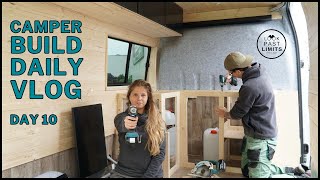Camper Van Build Daily Vlog  30 Day Van Conversion