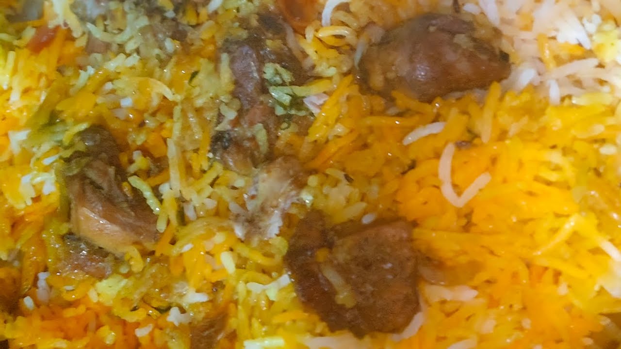 Homemade  Hyderabadi  Dum  chicken biriyani from piyu's kitchen 🤤😋 recipies in description check out