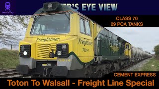 Toton to Walsall  Freight Line Special