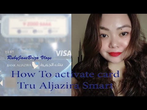 How to activate credit card tru Aljazira Smart