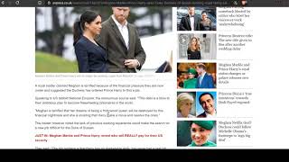 Full Simps Are Gonna Simp, Duchess Needs Fairyland Life, Demands Harry Get a Job! News