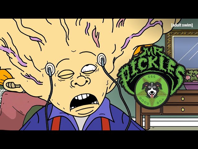 Why are there so many cute sequences in Mr Pickles? Didn't think it was  that kinda show. So here he is tapdancing. : r/adultswim