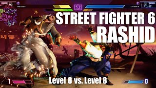 『ストリートファイター6』追加キャラ【ラシード】Lv.8 CPU対決＆コマンドリスト『スト6／STREET FIGHTER 6』