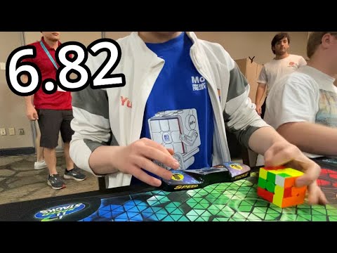 6.82 Official 3x3 One-Handed Solve! (8th in the World)