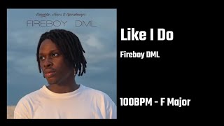 Fireboy DML - Like I Do (DIY Studio Acapella + Chords) [Link in Description]