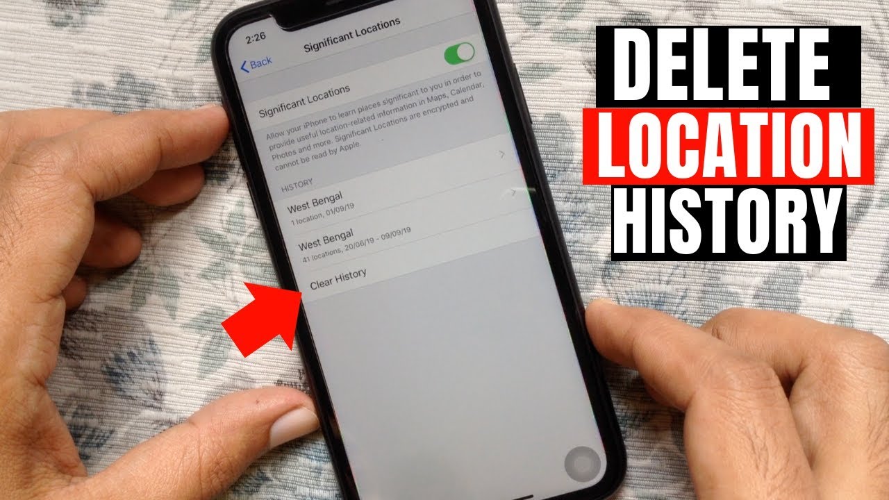 How To Delete Iphone Location History