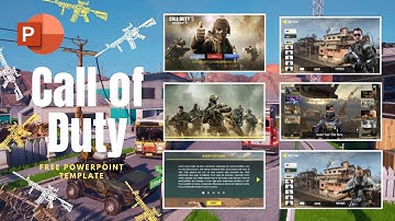 Call of Duty PPT Template | Free PowerPoint Template  | John Andrei Reyes