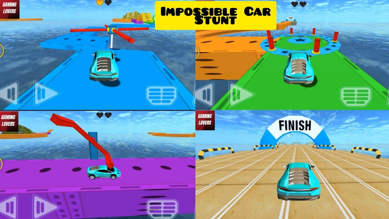 Impossible Car Stunt 21।Car stunt lite। GAMING LOVERS